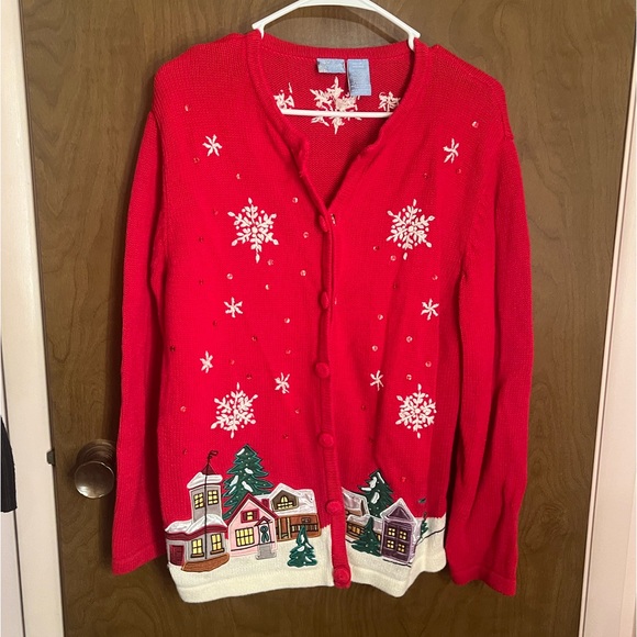 Vintage Holiday Editions Womens Christmas Sweater size L - Picture 1 of 6